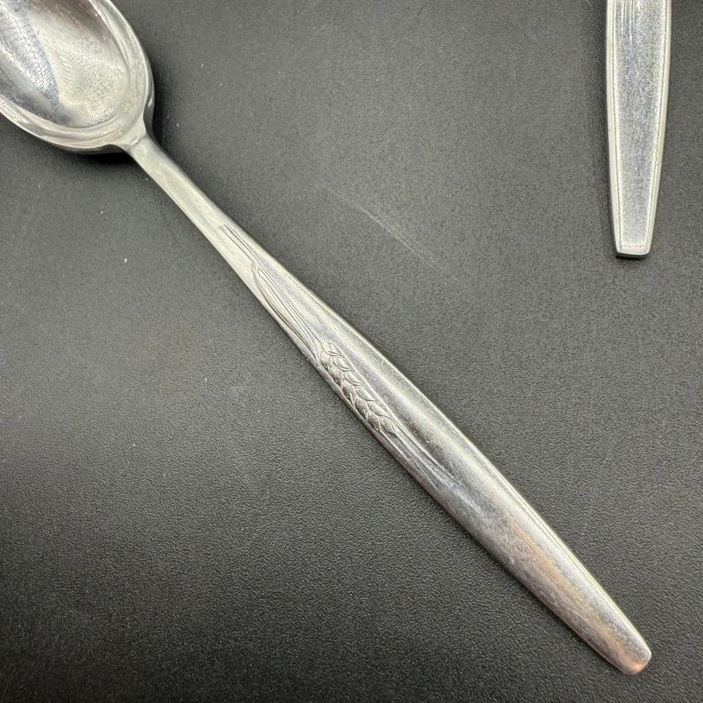 Vintage Prudential Flatware Set Silverware Japan Wheat Pattern MCM 22 Piece Set
